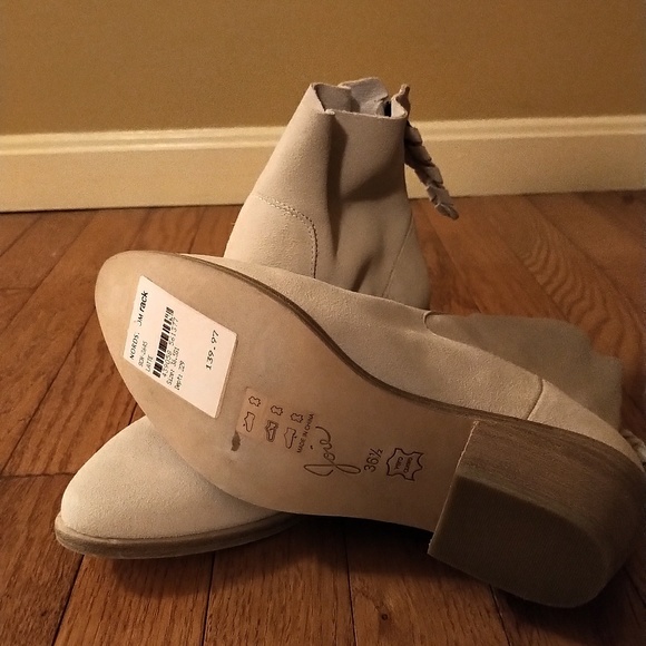 *SOLD* Joie Adria Slouchy Latte Booties Sz 6.5 - Picture 6 of 7